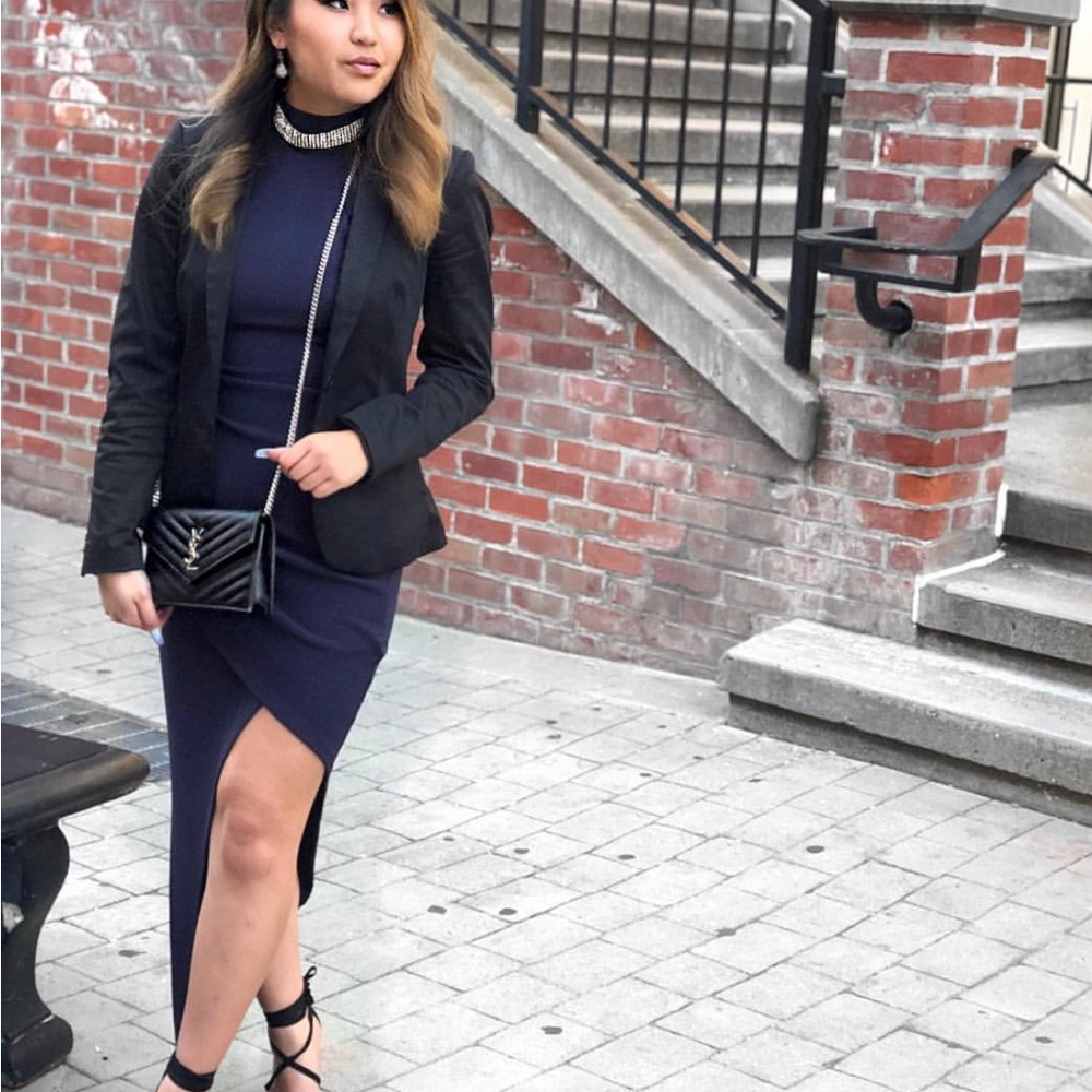 Elegant Navy Blue dress